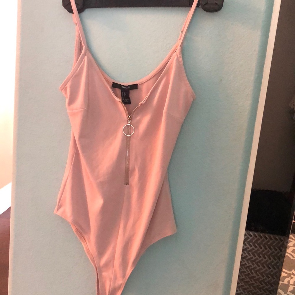 Forever 21 Bodysuit with zipper